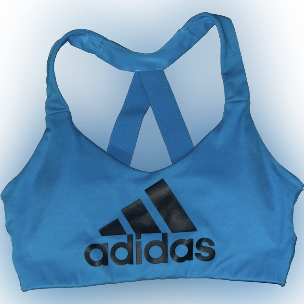 Blue Adidas Sports Bra GREAT CONDITION
